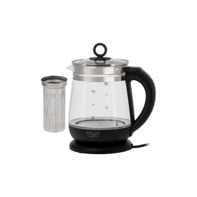 Электрочайник Adler AD 1299 black (AD1299b) - изображение 5