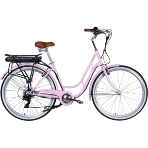 Електровелосипед Dorozhnik 28" eRETRO Vbr рама-19" 36B 12.5А*г 500Вт світло-рожевий 2025 (ELB-D-28-071) зображення 1