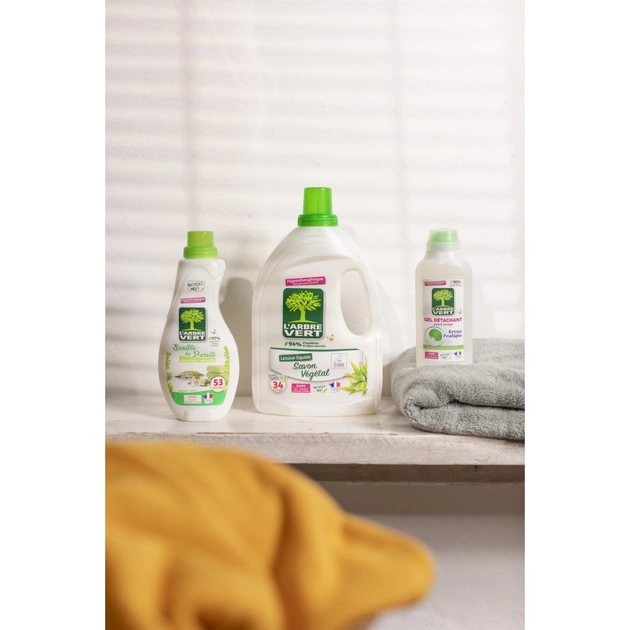 Гель для прання L'Arbre Vert Рослинне мило 1.53 л (3450601046254) - picture 6