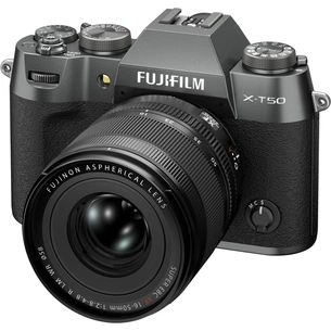 Цифровий фотоапарат Fujifilm X-T50 + XF16-50mmF2.8-4.8 R LM WR Kit Charcoal silver (16828650) зображення 1