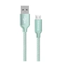 Дата кабель USB 2.0 AM to Micro 5P 2.0m mint ColorWay (CW-CBUM009-MT) - уменьшенное изображение 1