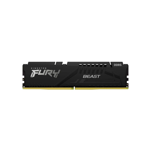 Модуль пам'яті для комп'ютера DDR5 32GB (2x16GB) 6000 MHz Beast Black XMP Kingston Fury (ex.HyperX) (KF560C30BBK2-32) - зображення 1