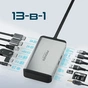 Концентратор Promate USB Hub 13 ports versahub-mst.grey (versahub-mst.grey) - зменшене зображення 3