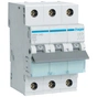Автоматичний вимикач Hager 3-п. B 40A (6kA) 3M (B) (MBN340) - зменшене зображення 1