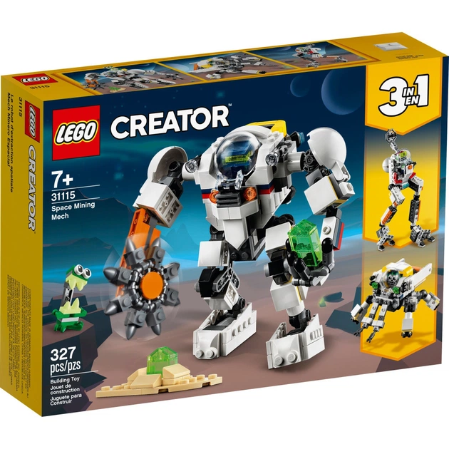 Конструктор LEGO Creator Космічний робот для гірських робіт (31115) - изображение 1