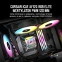 Кулер до корпусу Corsair AF120 RGB Elite Triple Pack (CO-9050154-WW) - зменшене зображення 4