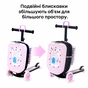 Самокат iSporter Travel 2в1 с чемоданом розовый (K3_Pink) - уменьшенное изображение 4