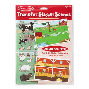 Набір для творчості Melissa&Doug Перевідні наліпки Ферма (MD9531) зображення 1