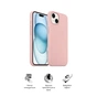 Чохол до мобільного телефона Armorstandart ICON2 Case Apple iPhone 15 Light Pink (ARM70509) - уменьшенное изображение 3