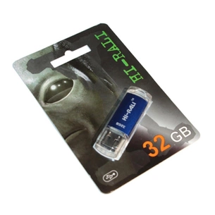 USB флеш накопитель Hi-Rali 32GB Rocket Series Blue USB 2.0 (HI-32GBVCBL) изображение 1