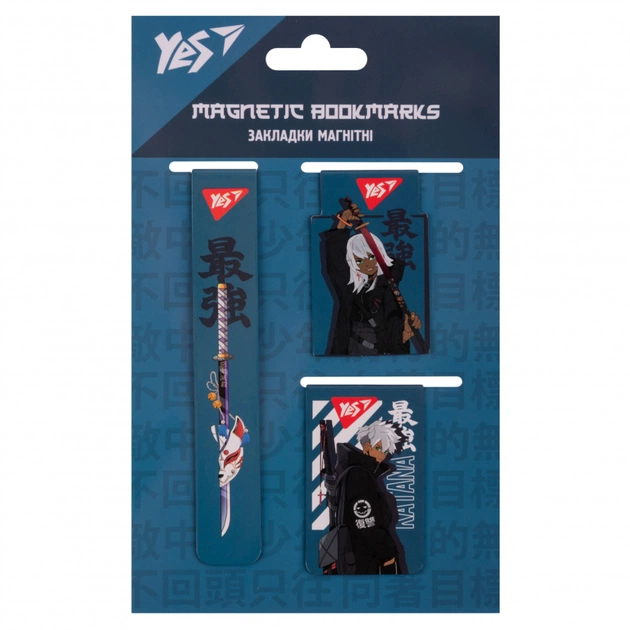 Закладки для книг Yes магнітні Anime 3 шт (708359) - picture 2