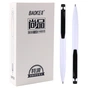 Ручка масляна Baoke Smooth 1.0 мм, синя, 12 шт (PEN-BAO-B59-BL-12) - зменшене зображення 1