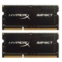 Модуль пам'яті для ноутбука SoDIMM DDR3L 16GB (2x8GB) 2133 MHz HyperX Impact Kingston Fury (ex.HyperX) (HX321LS11IB2K2/16) - уменьшенное изображение 1