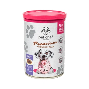 Вологий корм для собак Pet Chef З індичкою 415 г (4820255193601) зображення 1