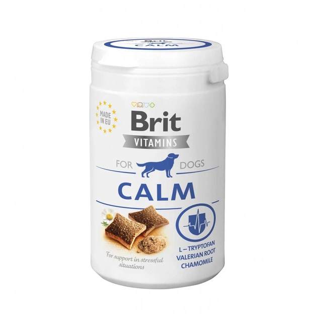 Вітаміни для собак Brit Vitamins Calm для нервової системи 150 г (8595602562497) - зображення 1
