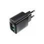Зарядний пристрій Acefast 2xUSB 12W A86 black (6974316283270) - зменшене зображення 1