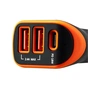 Зарядний пристрій Canyon Universal 3xUSB car adapter Black+Orange (CNE-CCA08BO) - зменшене зображення 2