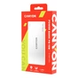 Батарея універсальна Canyon PB-108 10000mAh, Input 5V/2A, Output 5V/2.1A(Max), white (CNE-CPB1008W) - зменшене зображення 4