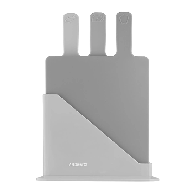 Дошка для нарізання Ardesto Fresh, Набір 3шт, 24.1х33х7.9см, сірий (AR1403GRB) - picture 3