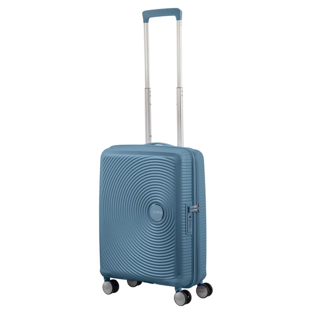Валіза American Tourister Soundbox 35.5/41 л сіро-синя (32G*51001) - зображення 1