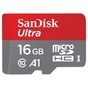 Карта пам'яті SanDisk 16GB microSDHC class 10 UHS-I U1 (SDSQUAR-016G-GN6MA) - зменшене зображення 1