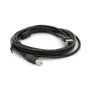 Кабель для принтера USB 2.0 AM/BM 3.0m ferrite black Voltronic (YT-AM/BM-3.0BB) зображення 1