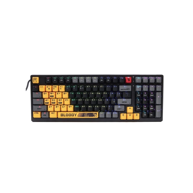 Клавіатура A4Tech Bloody S98 RGB BLMS Red Switch USB Sports Lime (4711421000406) - зображення 1
