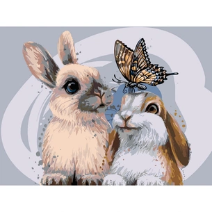 Картина по номерам Santi Грайливі зайчики (953967) зображення 1