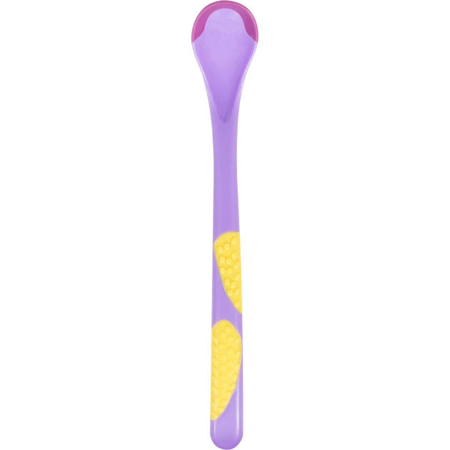 Набір дитячого посуду Baboo термочутлива ложка, фіолетова, 4+ міс (10-028) - picture 1