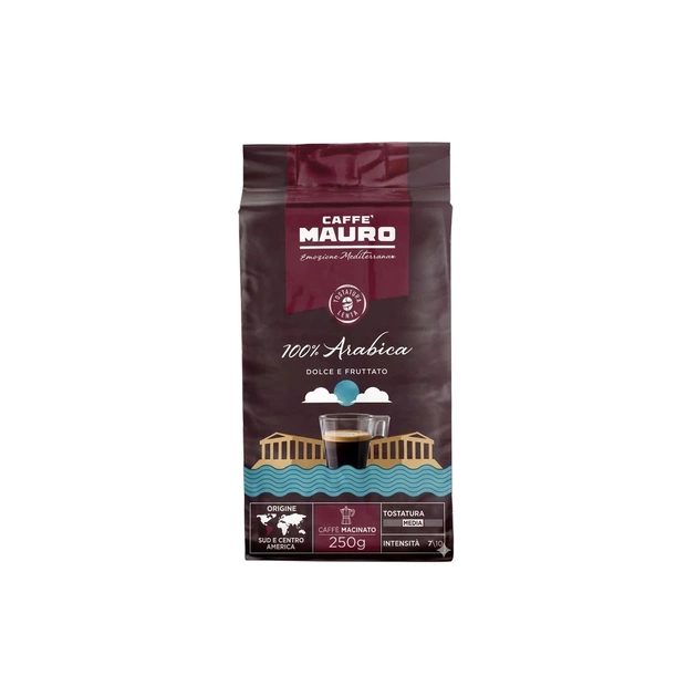 Кофе MAURO 100% Arabica молотый 250 г (8002530163028) - изображение 1