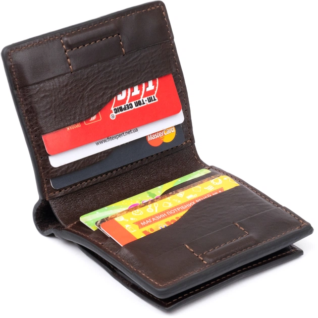 Портмоне Grande Pelle Шоколадне (11330) - зображення 6