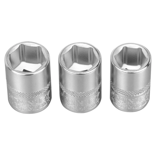 Набір торцевих головок Stanley торцевих 1/4" Maxi Drive, із шестигранним профілем, 3 шт: 11, 12, 13 мм. (FMMT17092-0) - picture 4