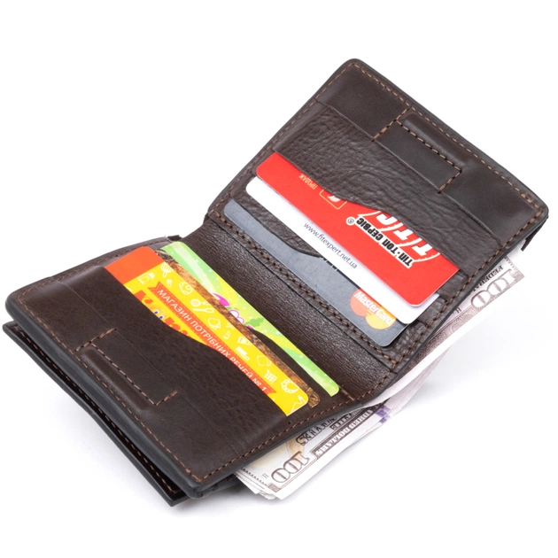 Портмоне Grande Pelle Шоколадне (11330) - зображення 5