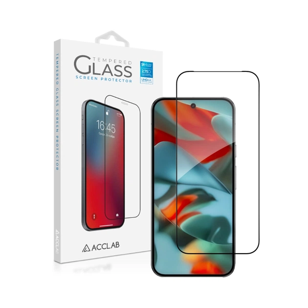 Скло захисне ACCLAB 9H Google Pixel 10a Black (1283126636233) - зображення 1
