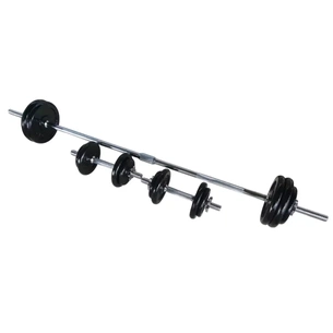 Штанга Ecofit + гантелі MD2709 - 50кг (24976) зображення 1