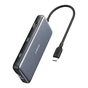 Концентратор USB-C 8-in-1 1xUSB-C PD100W + 1xHDMI + 2xUSB-A + 1xUSB-C 10Gbps + 1xRJ45 + SD black Anker (A83830A2) - зменшене зображення 1
