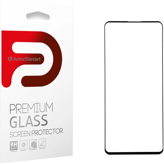 Скло захисне Armorstandart Full Glue Xiaomi Pocophone F2 Pro Black (ARM56263-GFG-BK) - зображення 1