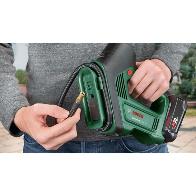 Автомобільний компресор Bosch UniversalPump, 18 В, (без АКБ та ЗП) (0.603.947.100) - picture 4