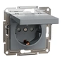 Розетка Schneider Electric ASFORA з кришкою, сталь (EPH3100162) - уменьшенное изображение 2