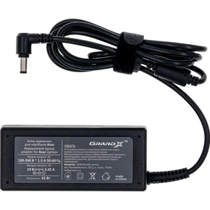 Блок живлення до ноутбуку Grand-X Asus (19V 3.42A 65W) 5.5x2.5mm (AS65W25C) зображення 1
