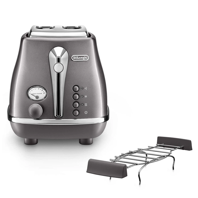 Тостер DeLonghi CTOT 2103 GY (CTOT2103GY) - зображення 1