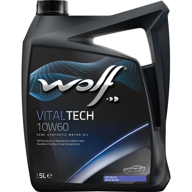 Моторное масло Wolf VITALTECH 10W60 5л (8314926) - изображение 1