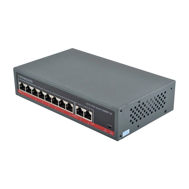 Комутатор мережевий FoxGate S5808P-G2 - изображение 1