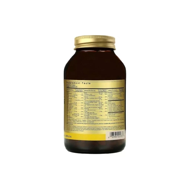 Мультивітамін Solgar Мультивітаміни для Вагітних, Prenatal Nutrients, 120 таблеток (SOL02272) - зображення 2