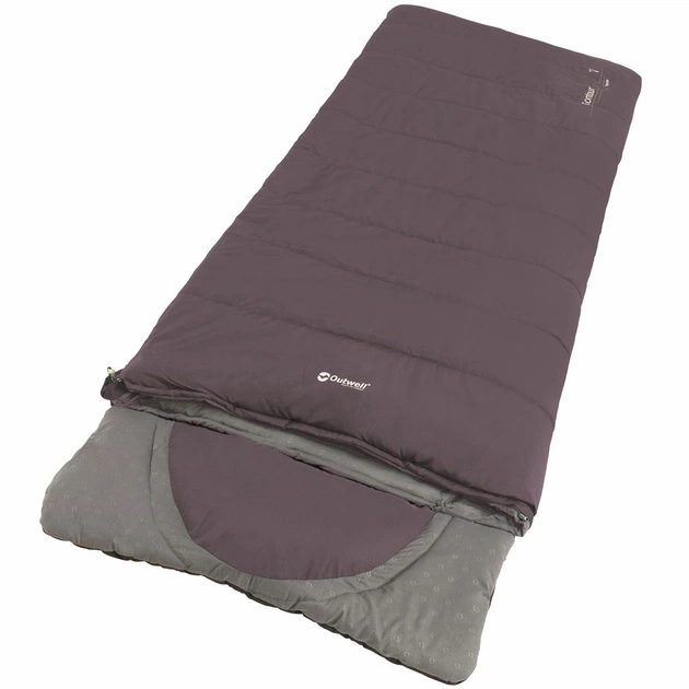 Спальний мішок Outwell Contour Reversible +2C Dark Purple Left (928747) - зображення 1