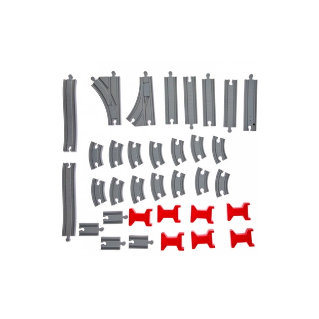 Залізниця ZIPP Toys Міський експрес 80 деталей, червоний (AU1885) - picture 4