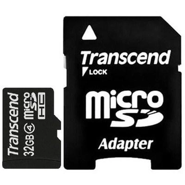 Карта пам'яті Transcend 32Gb microSDHC class 4 (TS32GUSDHC4) - изображение 1