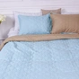 Покривало MirSon набір Serenity Line №7034 Azure 150х210 + наволочка 50х70 (2200005377239) - зменшене зображення 6