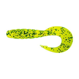 Силікон рибальський FishUP Mighty Grub 4.5" 026 - Flo Chartreuse/Green (4шт/уп) (1864.04.35) зображення 1
