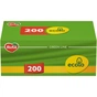 Серветки косметичні Ruta Ecolo Білі 2 шари 200 шт. (4820023748576) - зменшене зображення 1